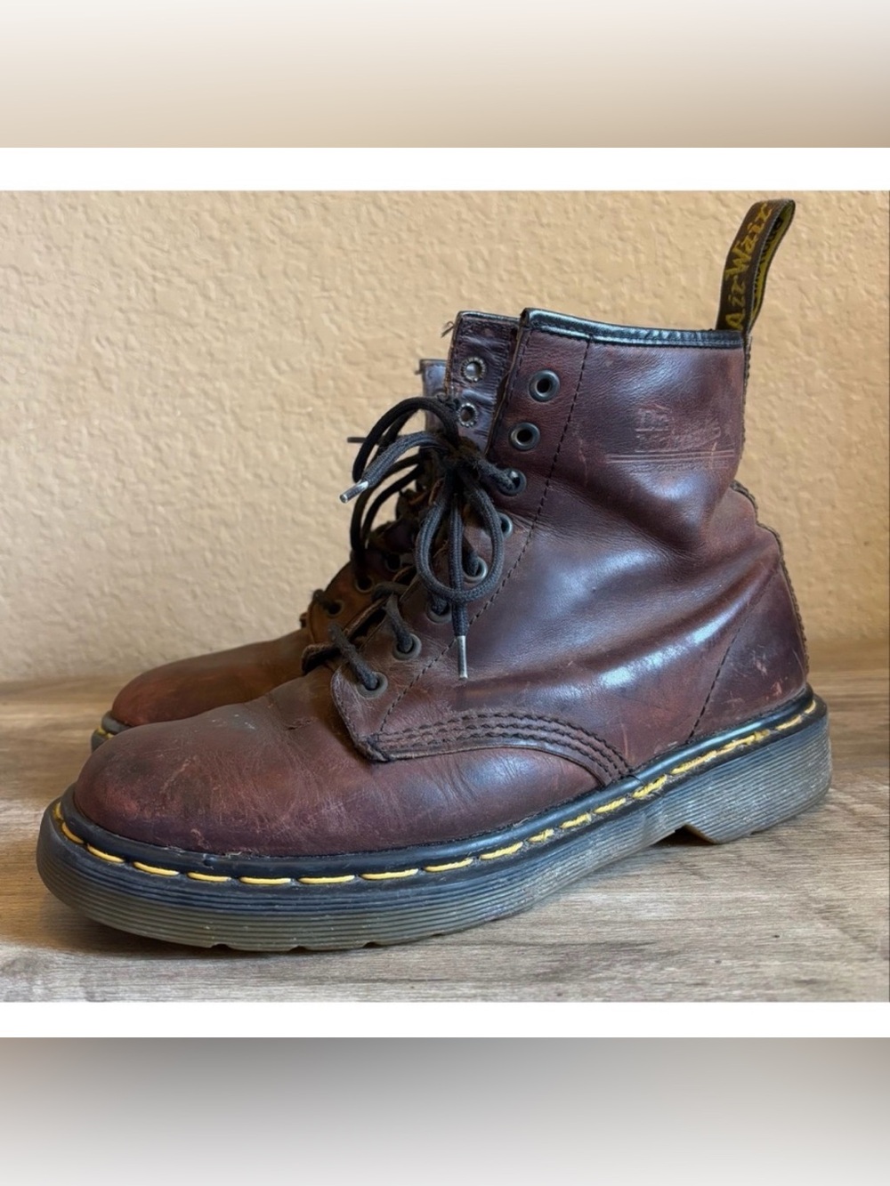Vintage Dr Martens 1460 Made In England Boots